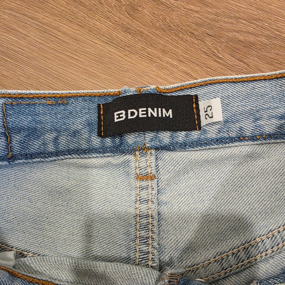 EB Denim Light Blue Straight Leg Jeans - Picture 6 of 15